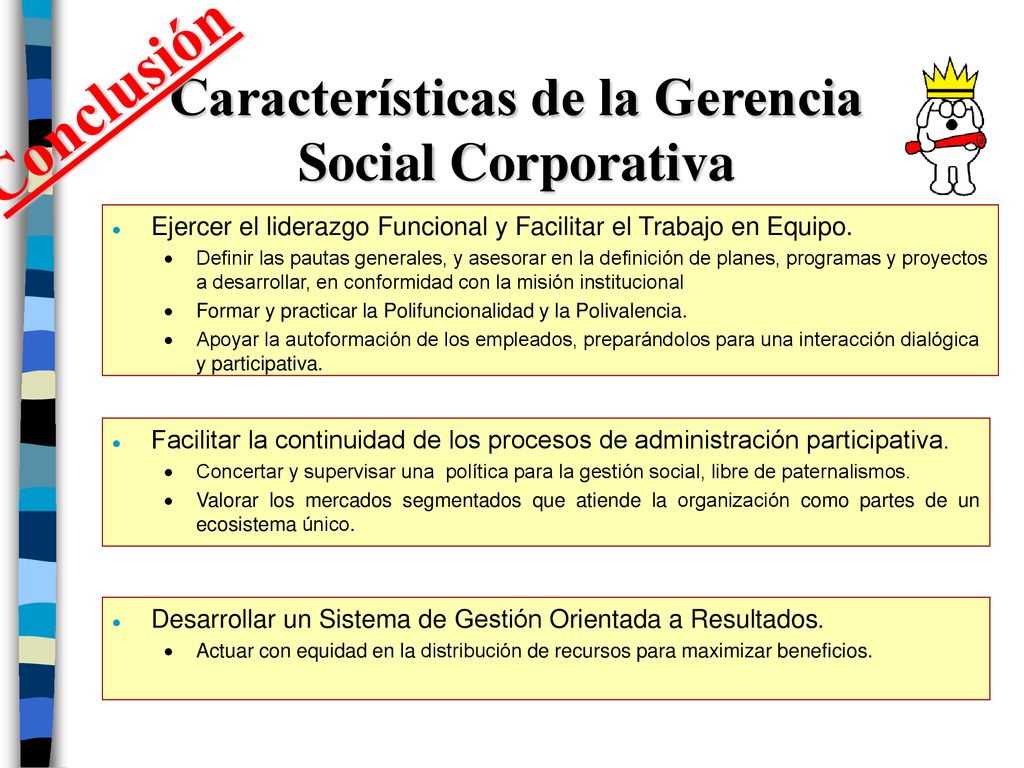 Características de la Gerencia Social Corporativa