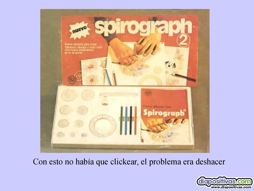 Con esto no había que clickear, el problema era deshacer