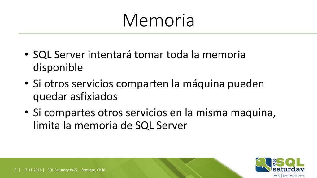 Memoria SQL Server intentará tomar toda la memoria disponible