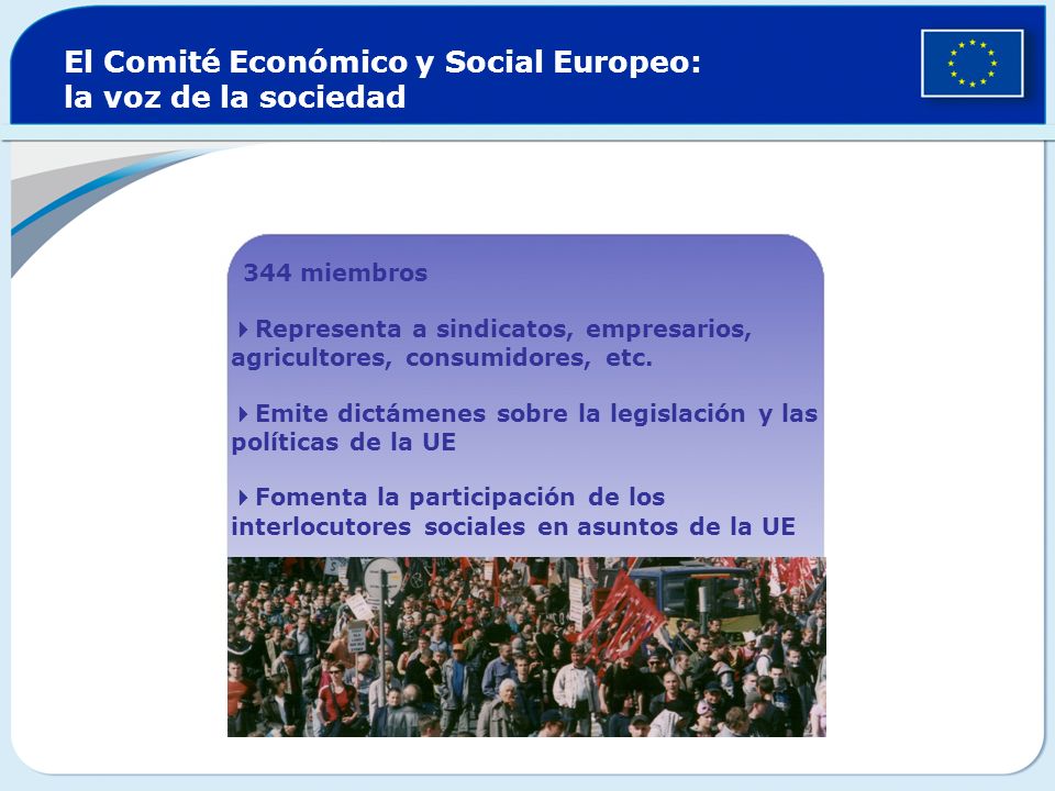El Comité Económico y Social Europeo: la voz de la sociedad