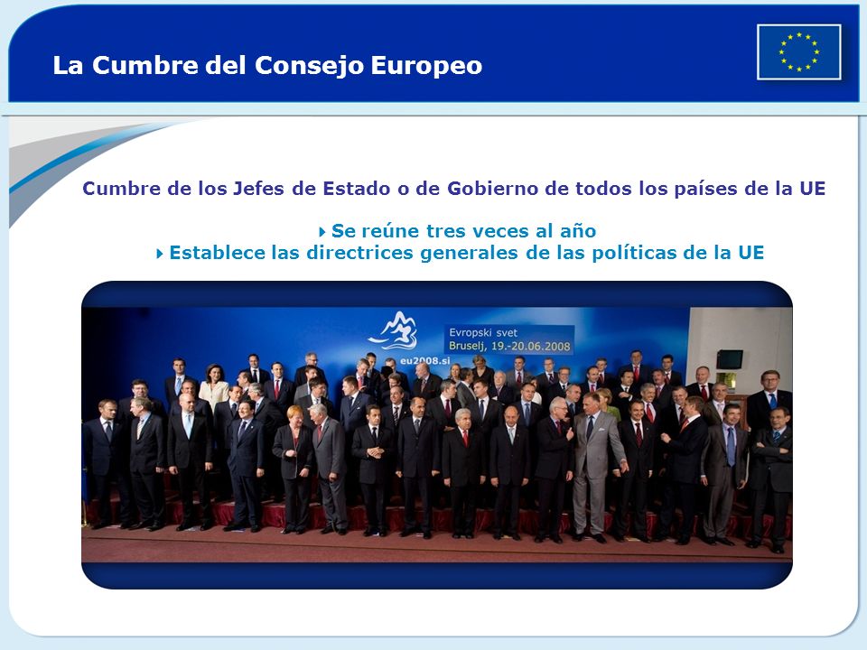 La Cumbre del Consejo Europeo