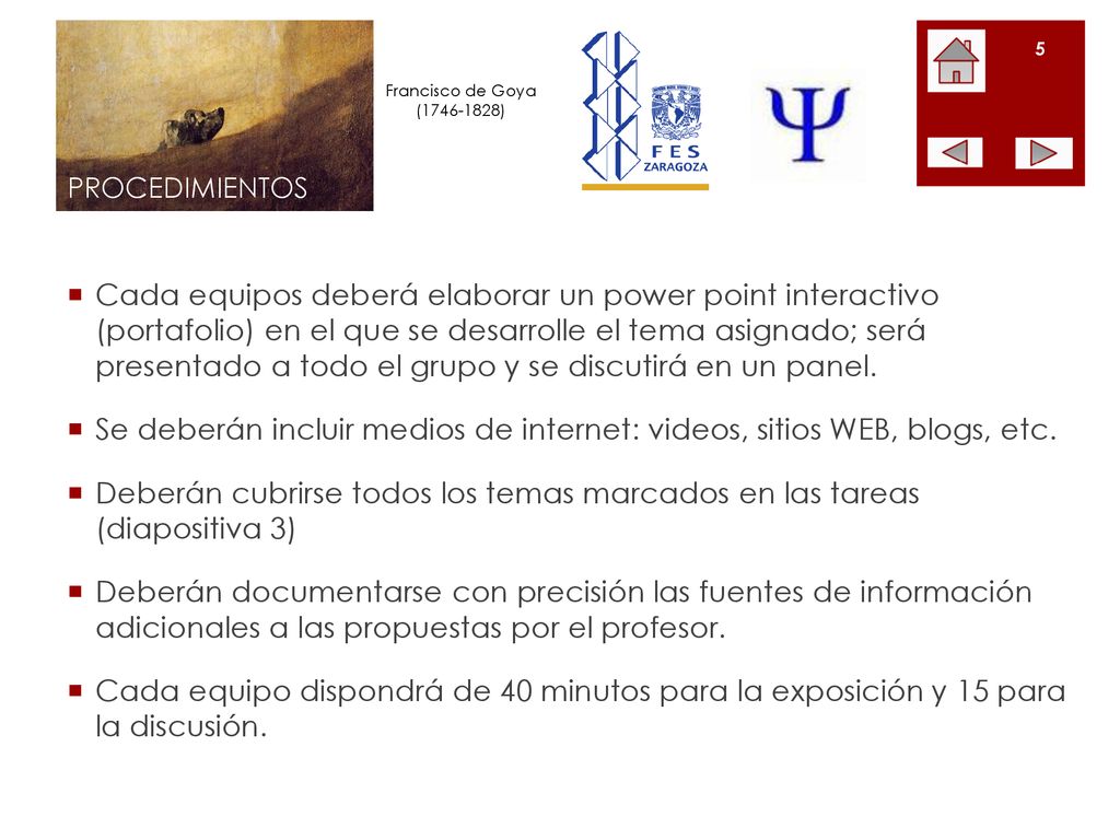 Se deberán incluir medios de internet: videos, sitios WEB, blogs, etc.