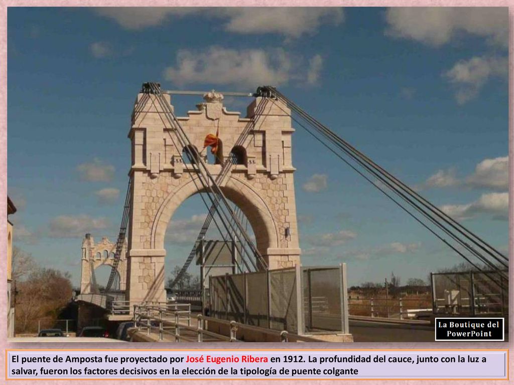 El puente de Amposta fue proyectado por José Eugenio Ribera en 1912