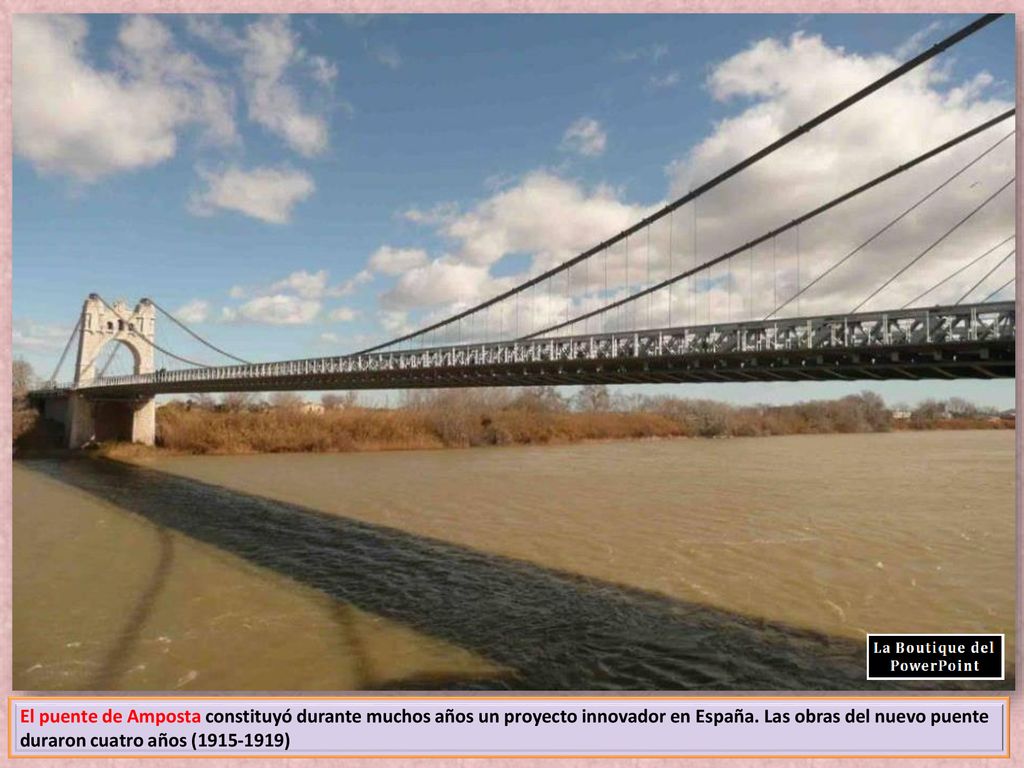 El puente de Amposta constituyó durante muchos años un proyecto innovador en España.