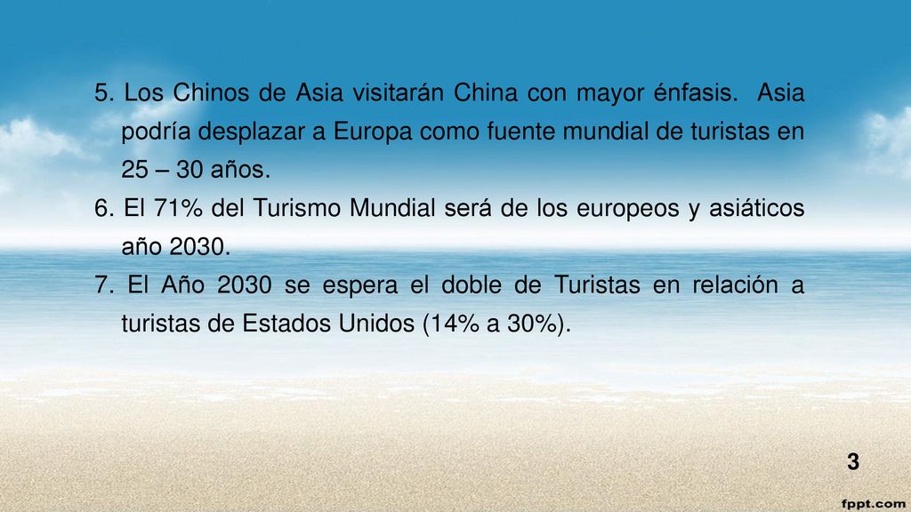 5. Los Chinos de Asia visitarán China con mayor énfasis