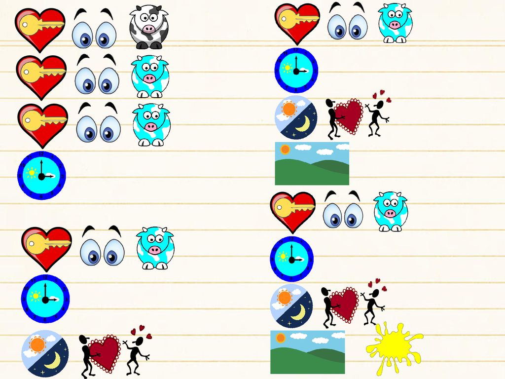 Students to ‘read’ the poem aloud from memory just from the visual prompts