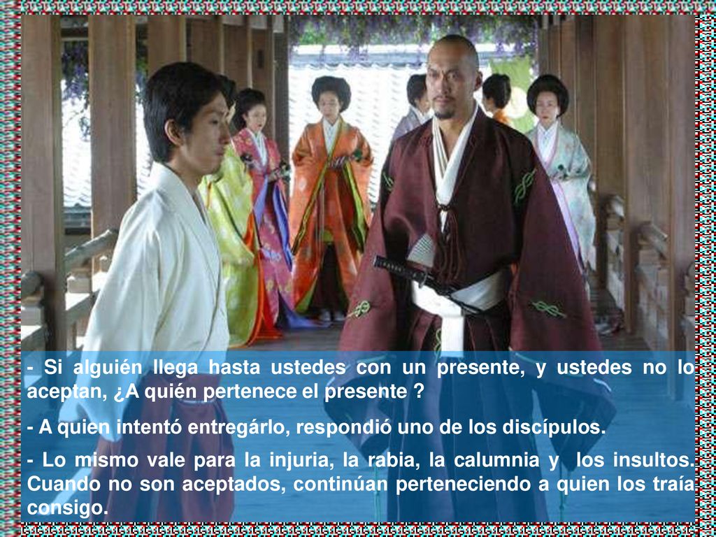 - A quien intentó entregárlo, respondió uno de los discípulos.