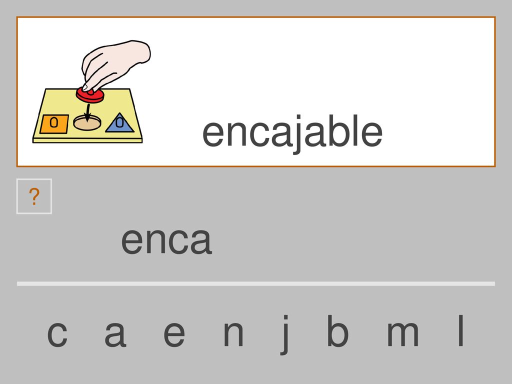 encajable enca c a e n j b m l