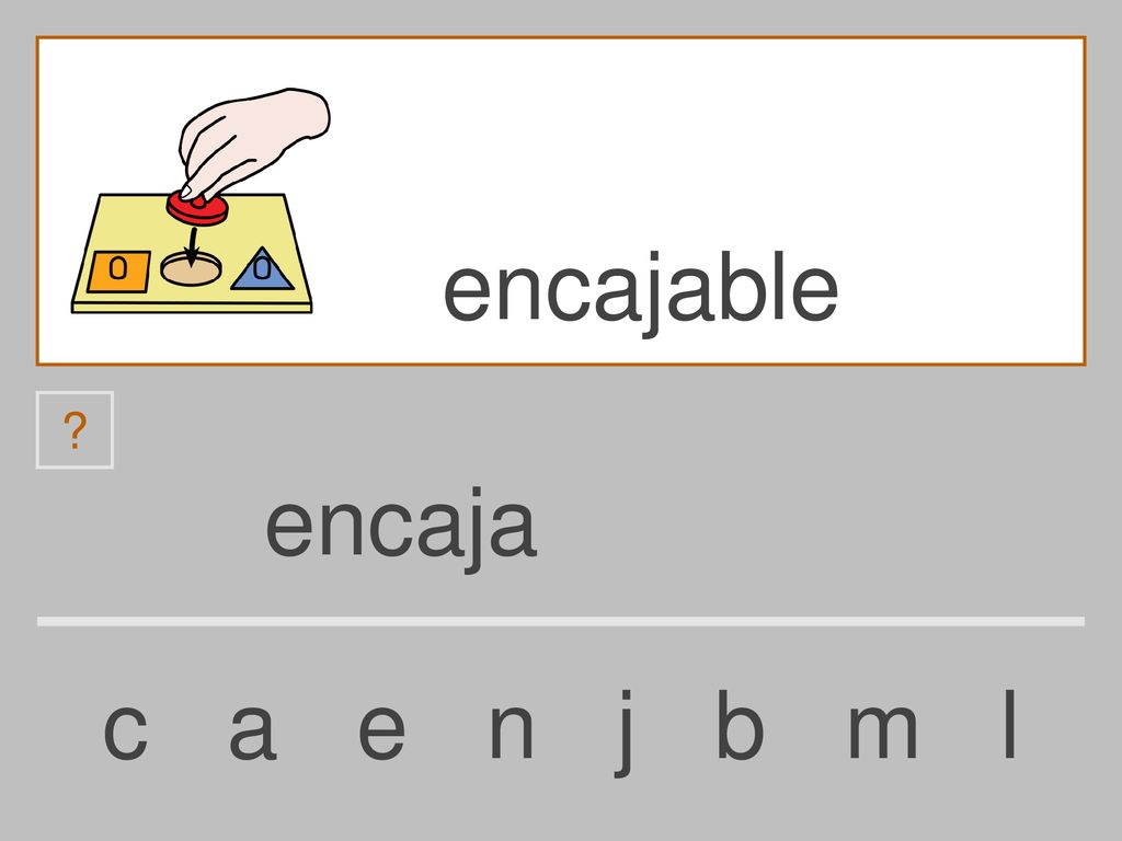 encajable encaja c a e n j b m l