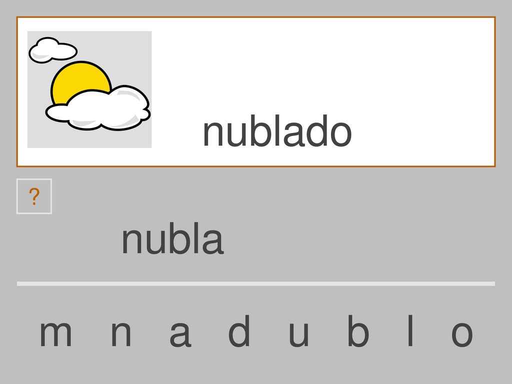 nublado nubla m n a d u b l o
