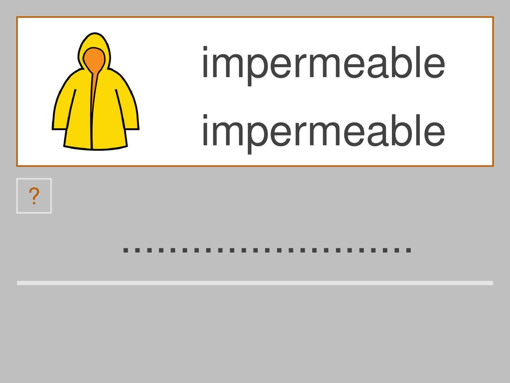impermeable impermeable p a b e r i m n l