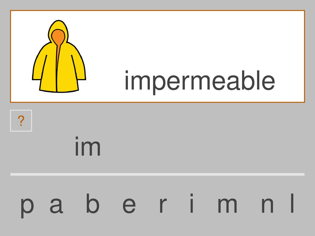 impermeable im p a b e r i m n l