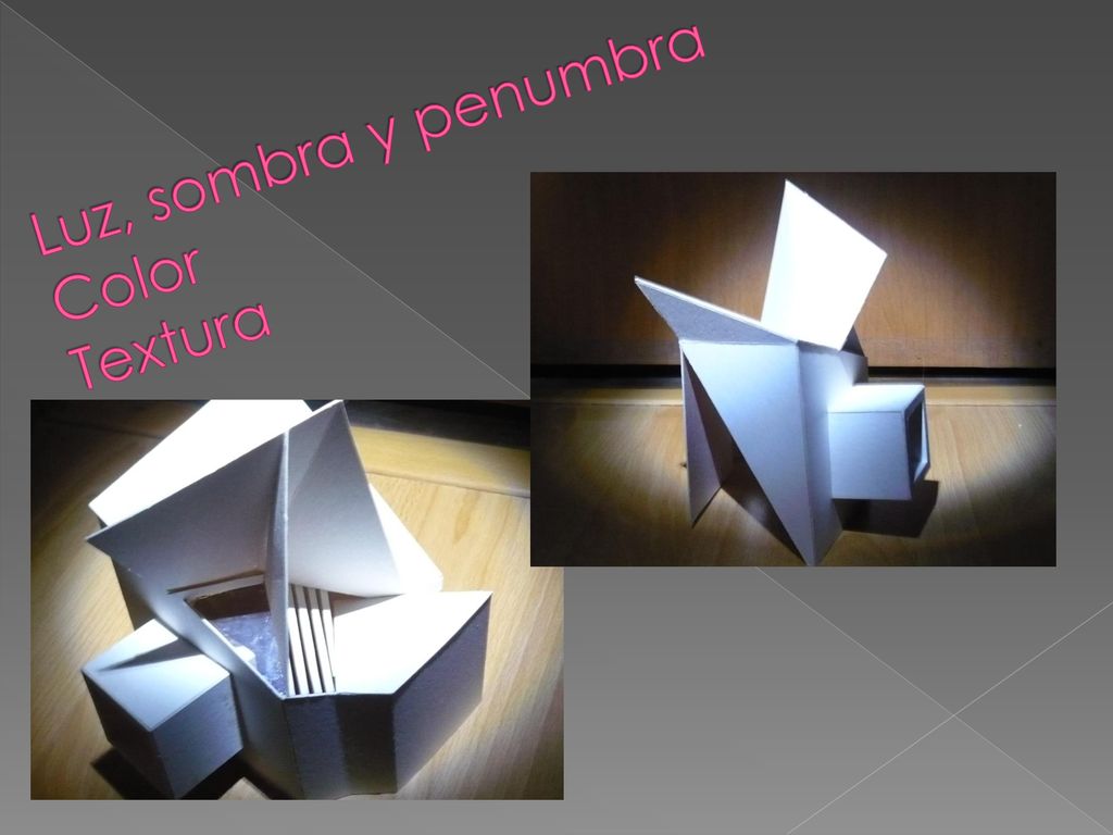 Luz, sombra y penumbra Color Textura