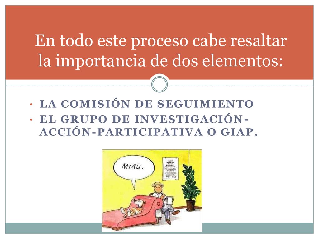 En todo este proceso cabe resaltar la importancia de dos elementos: