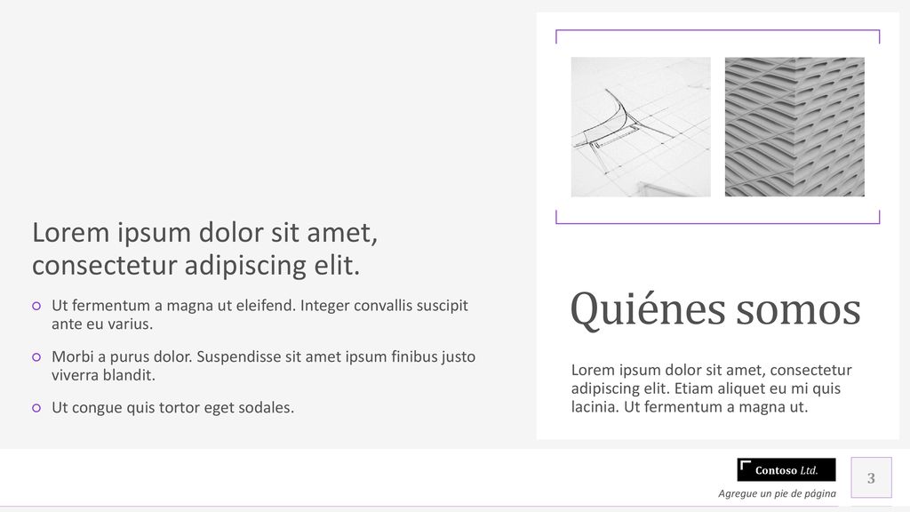 Quiénes somos Lorem ipsum dolor sit amet, consectetur adipiscing elit.