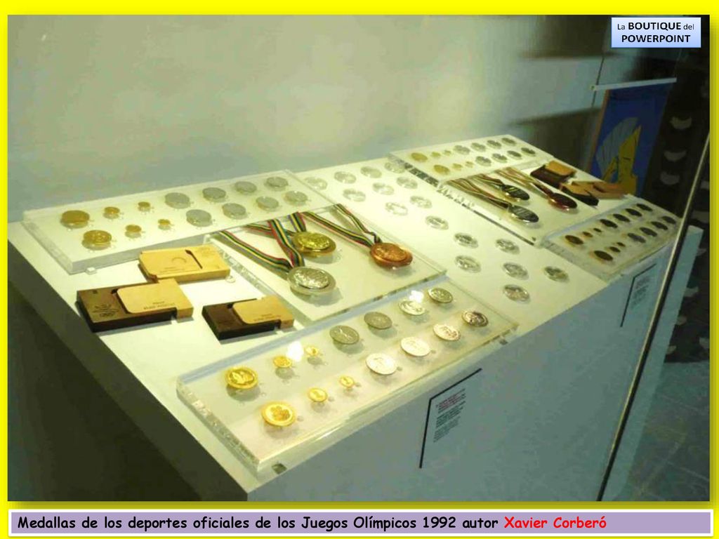 Medallas de los deportes oficiales de los Juegos Olímpicos 1992 autor Xavier Corberó