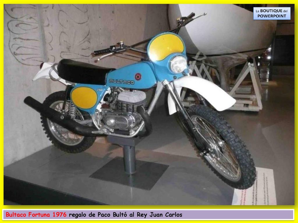 Bultaco Fortuna 1976 regalo de Paco Bultó al Rey Juan Carlos