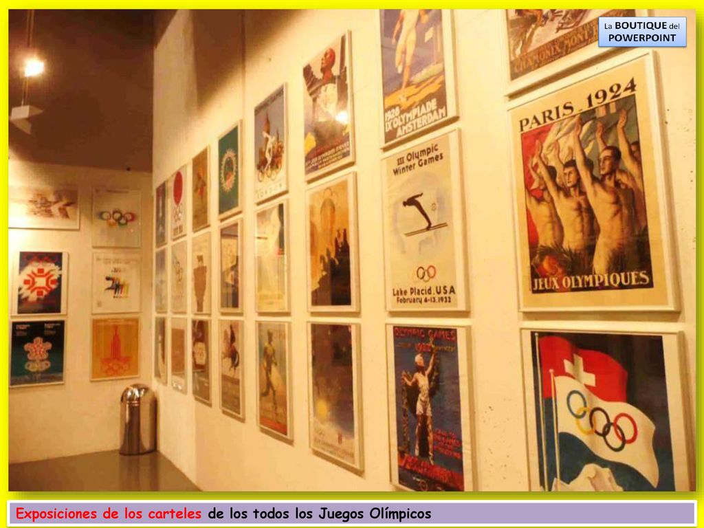 Exposiciones de los carteles de los todos los Juegos Olímpicos
