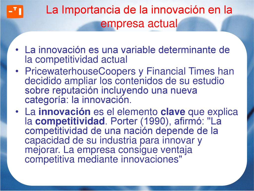 La Importancia de la innovación en la empresa actual
