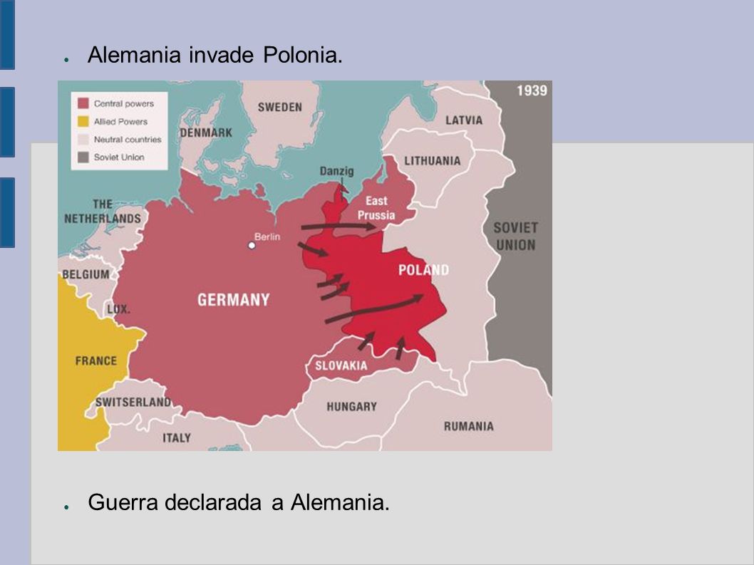 Alemania invade Polonia.