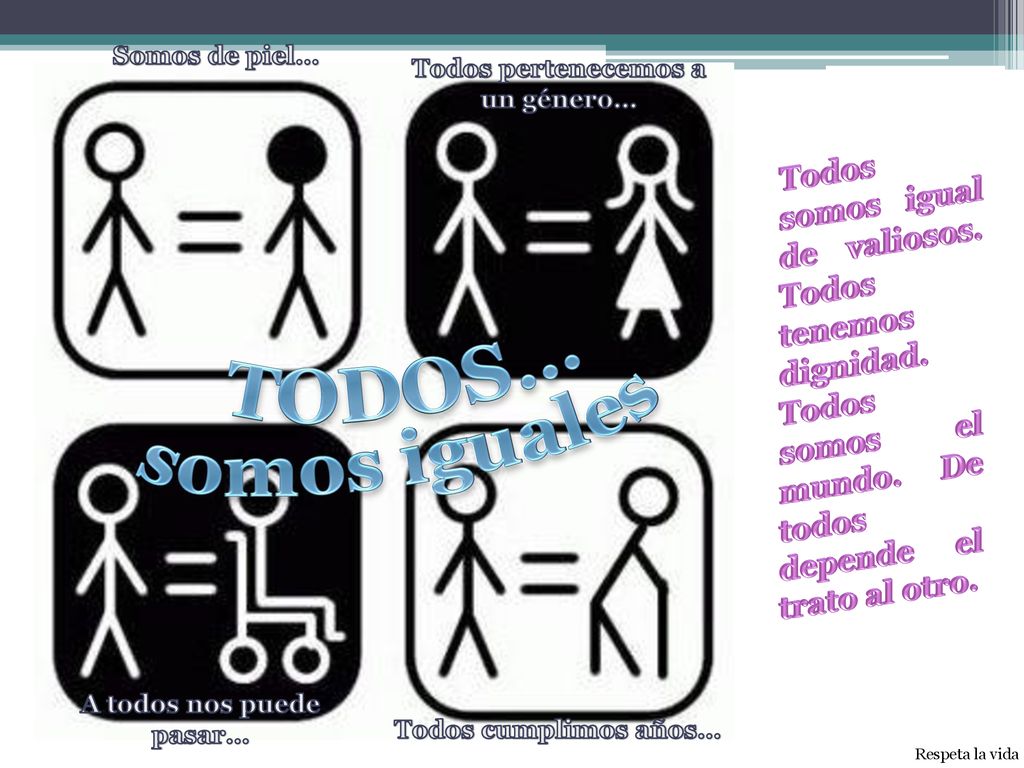 Todos pertenecemos a un género… A todos nos puede pasar…