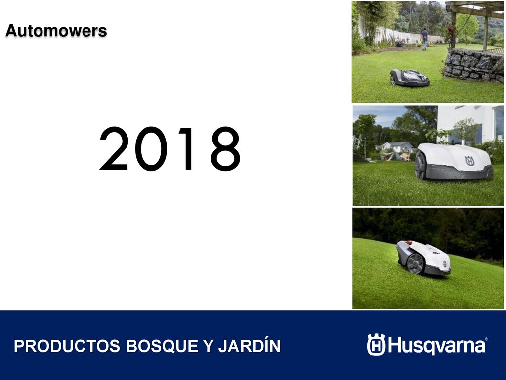 Automowers 2018 PRODUCTOS BOSQUE Y JARDÍN