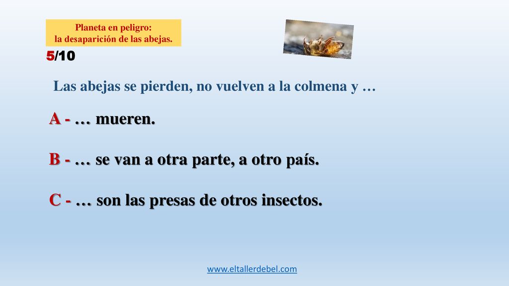 B - … se van a otra parte, a otro país.