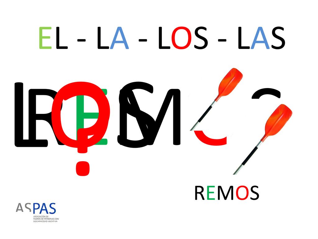 EL - LA - LOS - LAS LOS REMOS REMOS
