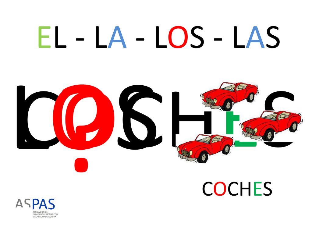 EL - LA - LOS - LAS LOS COCHES COCHES