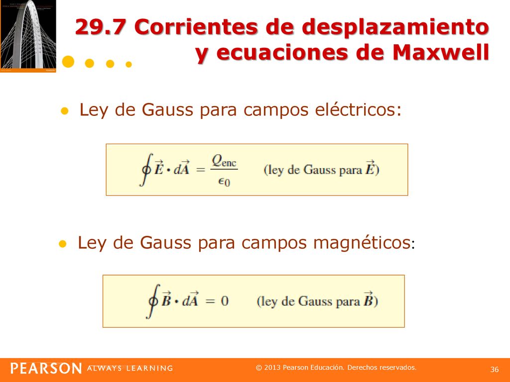 29.7 Corrientes de desplazamiento y ecuaciones de Maxwell
