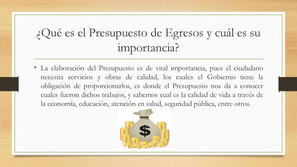¿Qué es el Presupuesto de Egresos y cuál es su importancia
