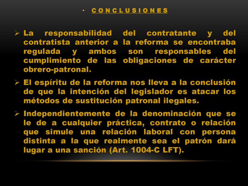 C O N C L U S I O N E S