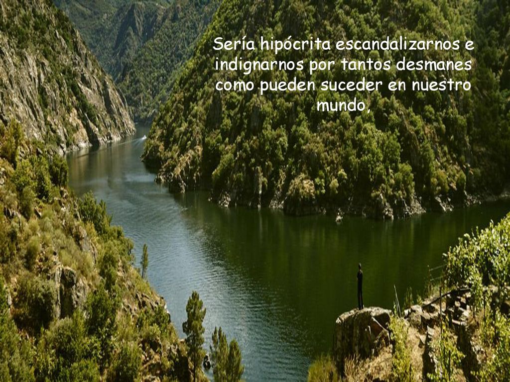 Sería hipócrita escandalizarnos e indignarnos por tantos desmanes como pueden suceder en nuestro mundo,