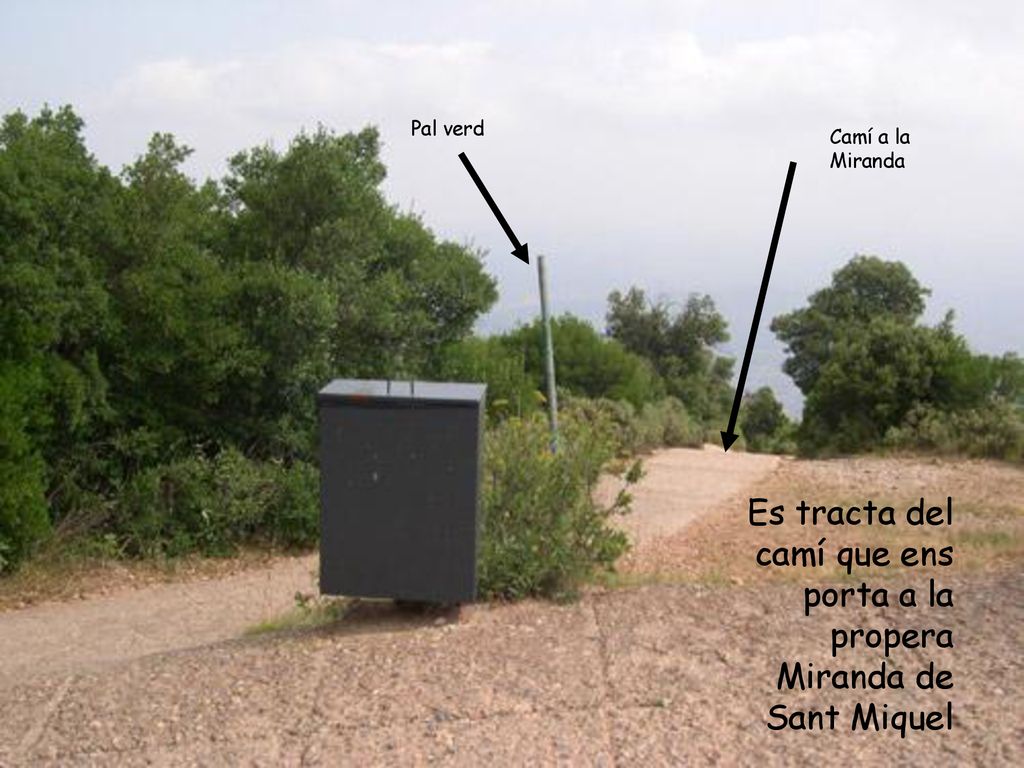 Es tracta del camí que ens porta a la propera Miranda de Sant Miquel
