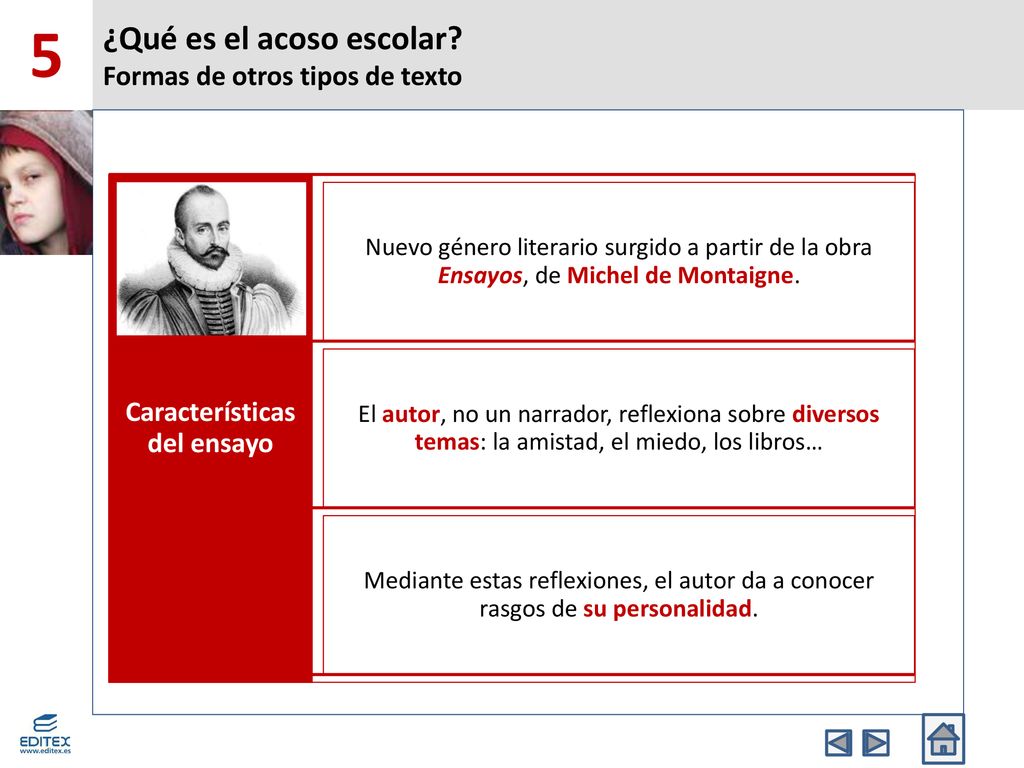 ¿Qué es el acoso escolar Formas de otros tipos de texto