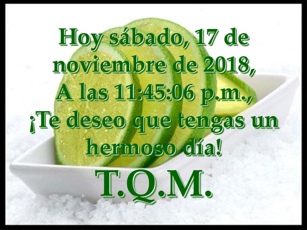 Hoy sábado, 17 de noviembre de 2018sábado, 17 de noviembre de 2018,