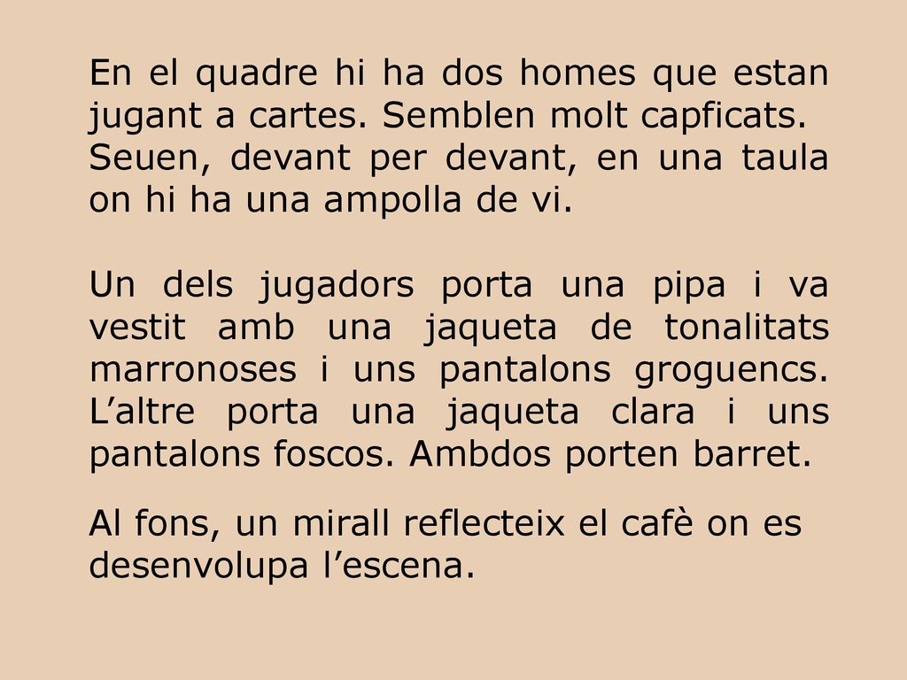Seuen, devant per devant, en una taula on hi ha una ampolla de vi.