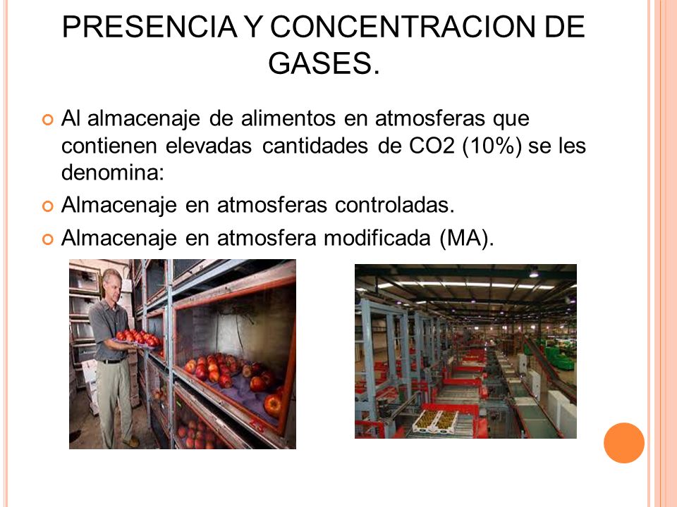 PRESENCIA Y CONCENTRACION DE GASES.