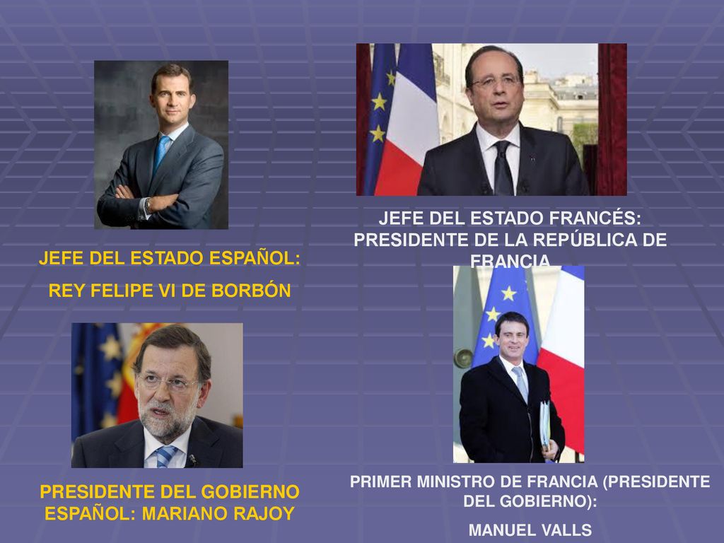JEFE DEL ESTADO FRANCÉS: PRESIDENTE DE LA REPÚBLICA DE FRANCIA