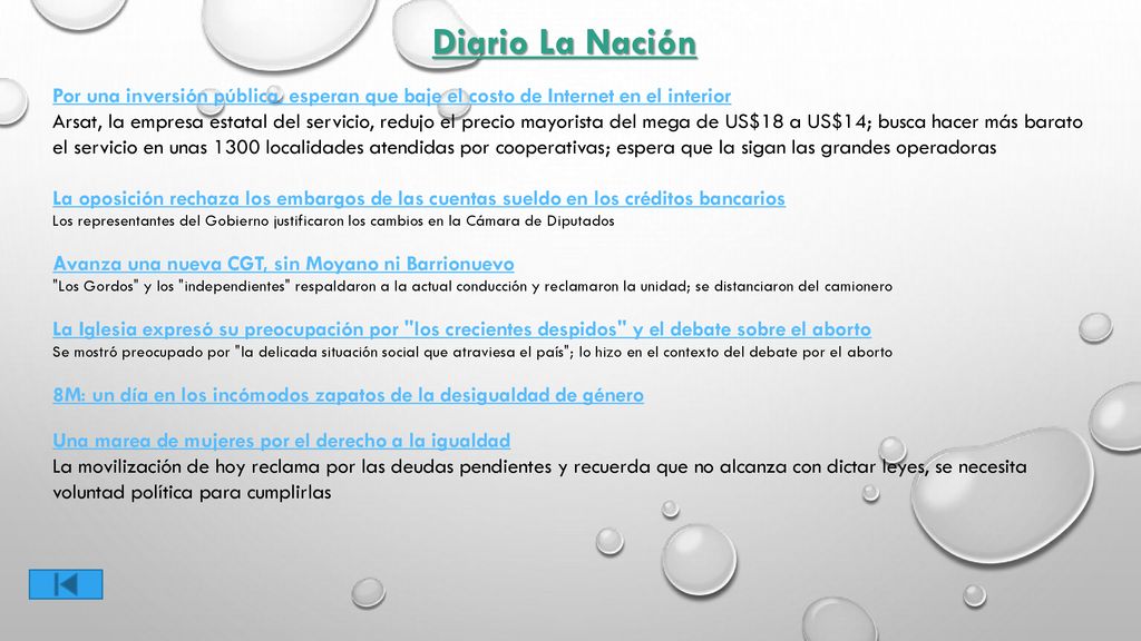 Diario La Nación Por una inversión pública, esperan que baje el costo de Internet en el interior.