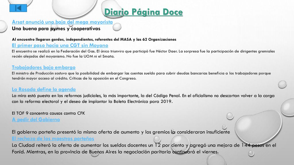 Diario Página Doce Arsat anunció una baja del mega mayorista