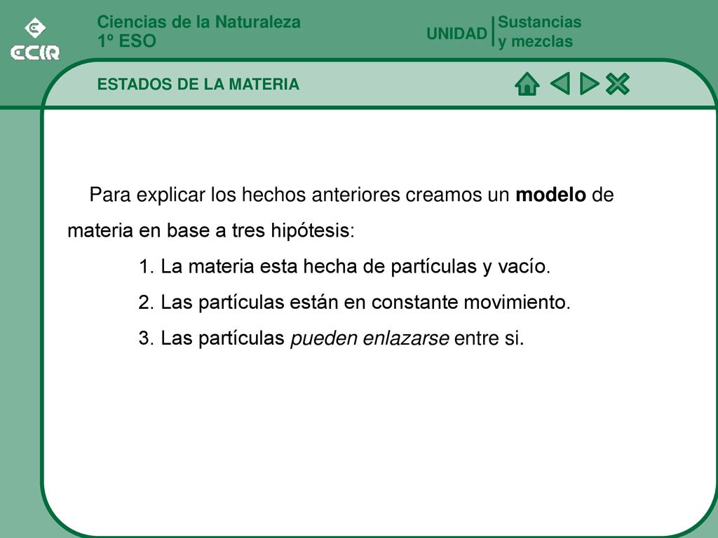 Para explicar los hechos anteriores creamos un modelo de