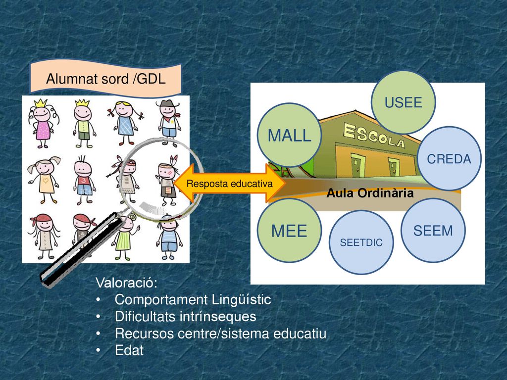 MALL MEE Alumnat sord /GDL USEE SEEM Valoració: