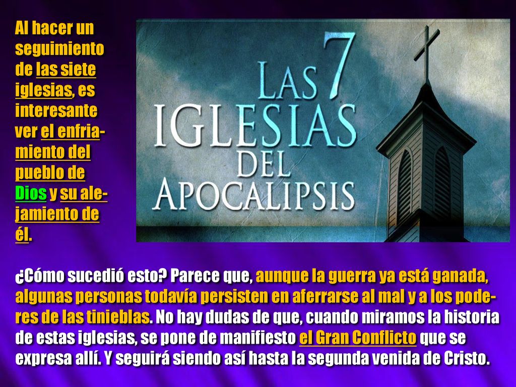 Al hacer un seguimiento. de las siete. iglesias, es. interesante. ver el enfria- miento del. pueblo de.