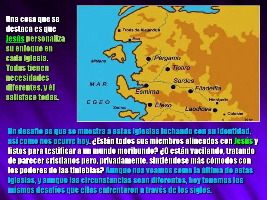 Una cosa que se destaca es que Jesús personaliza su enfoque en cada iglesia. Todas tienen necesidades diferentes, y él satisface todas.