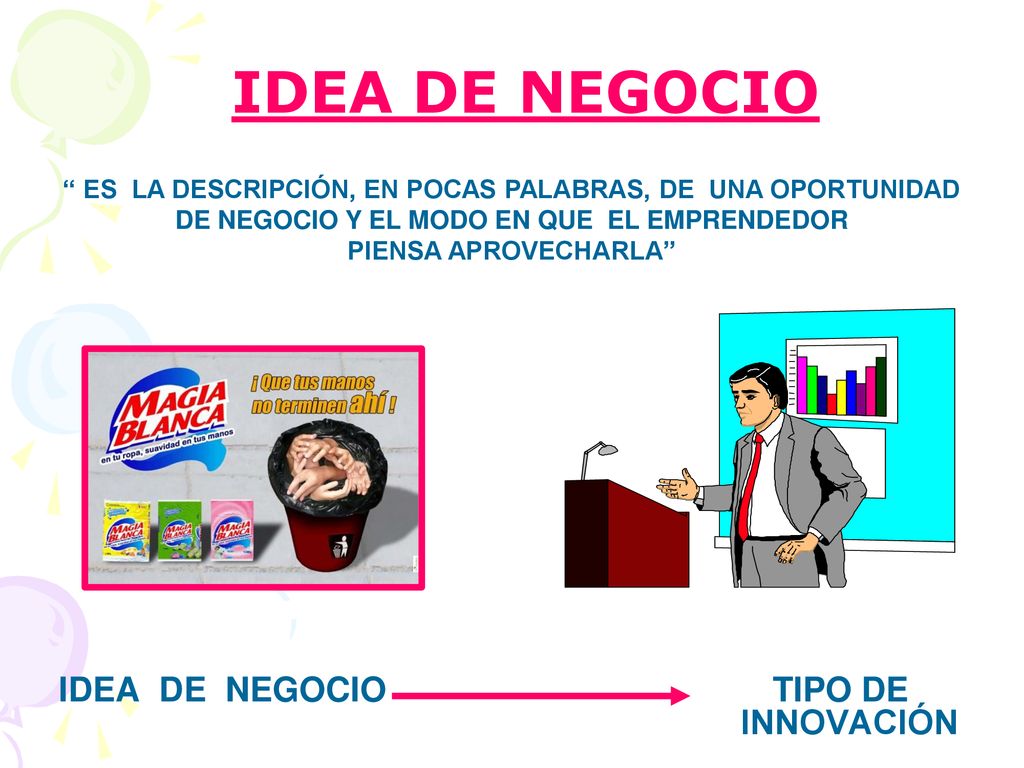 IDEA DE NEGOCIO IDEA DE NEGOCIO TIPO DE INNOVACIÓN