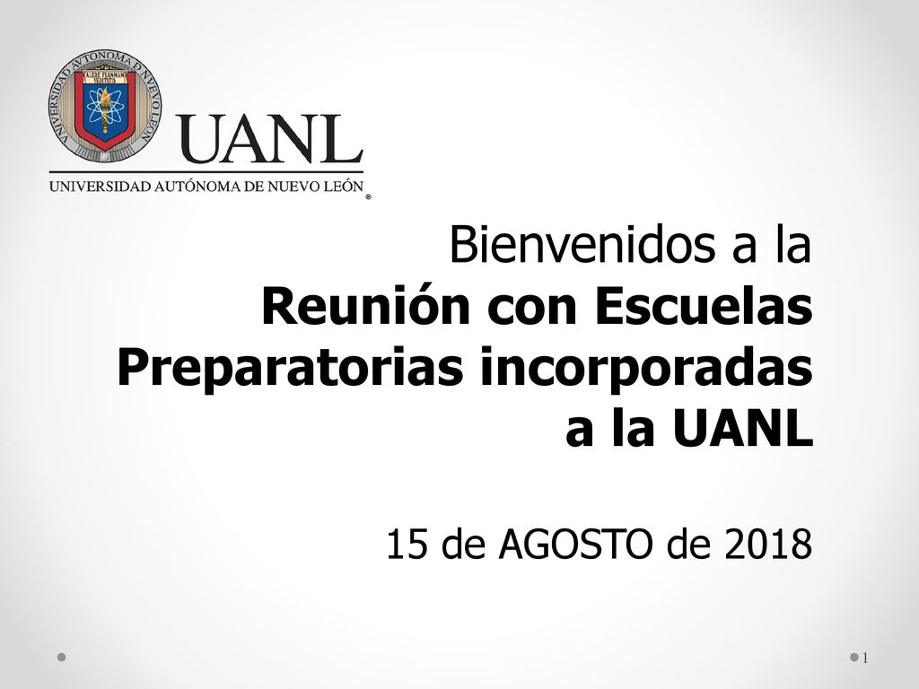 Reunión con Escuelas Preparatorias incorporadas a la UANL