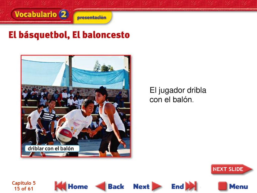 El jugador dribla con el balón. Capítulo 5 15 of 61