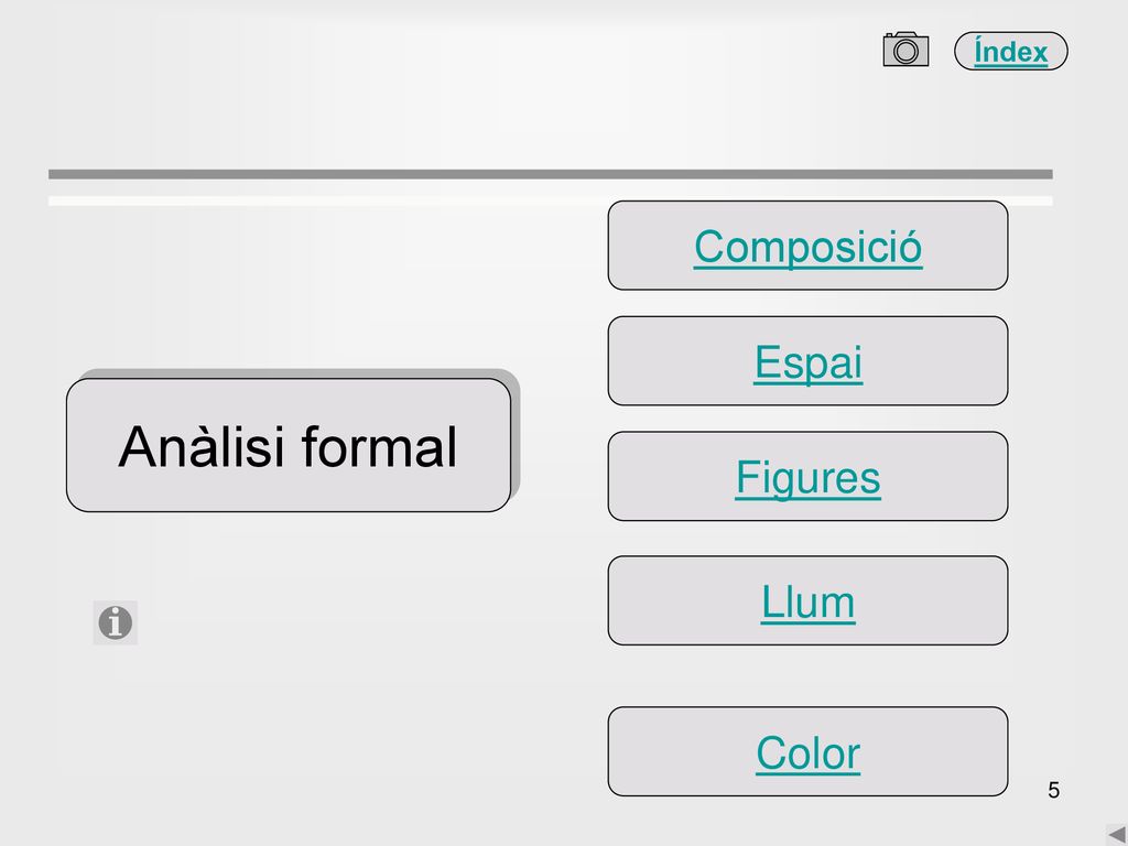 Composició Espai Anàlisi formal Figures Llum Color