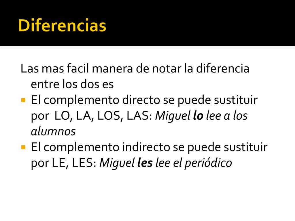 Diferencias Las mas facil manera de notar la diferencia entre los dos es.